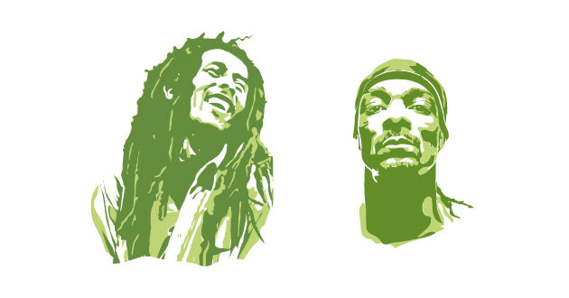 Snoop Dogg и Боб Марли как символы конопли Конопляные бренды Боба Марли и Снуп Дога