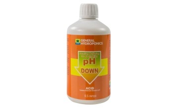 Избыток хлора в воде pH Down GHE 500 ml