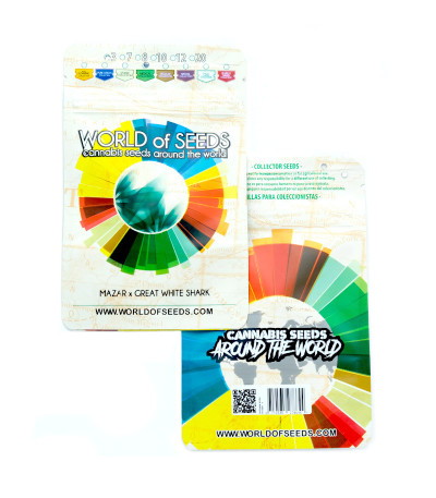 Mazar X Great White Shark fem (World of Seeds) семена конопли