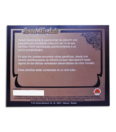 Sweet Mix Auto fem (Sweet Seeds) микс семян конопли