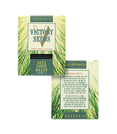 Auto Super Mazar fem (Victory Seeds) семена конопли